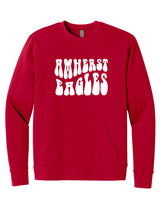 AMS Next Level Adult Pocket Crewneck Sweatshirt - Wavy Logo 2025