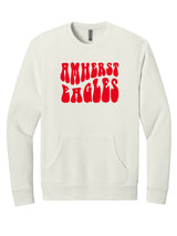 AMS Next Level Adult Pocket Crewneck Sweatshirt - Wavy Logo 2025