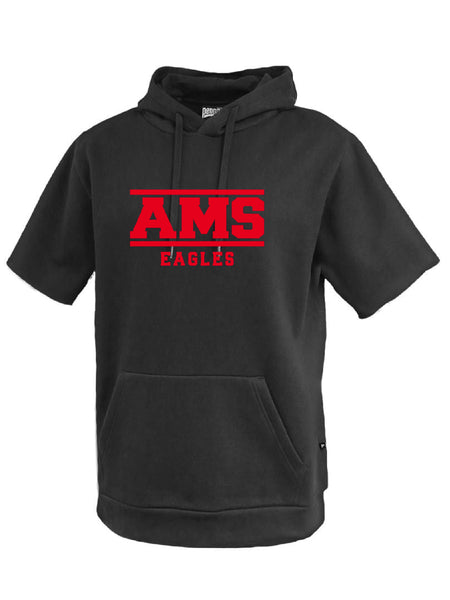 AMS Pennant Fleece Short Sleeve Hoodie - Block Logo 2025