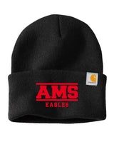 AMS Carhartt Knit Watch Cap - Amherst Logo 2025