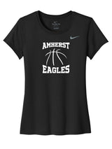 Amherst Eagles Basketball Nike Tee- Ladies cut