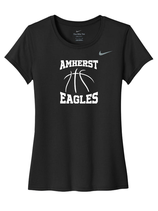Amherst Eagles Basketball Nike Tee- Ladies cut
