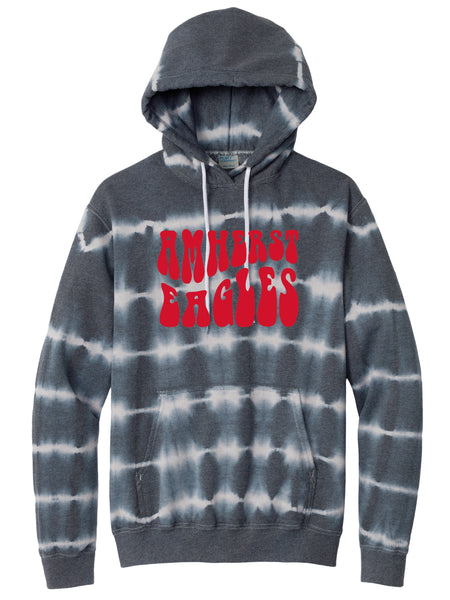 AMS Striped Tie Dye Hoodie 2026 Wavy logo