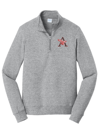 AMS Fan Favorite 1/4 zip - Eagle A logo