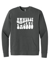 AMS Next Level Adult Pocket Crewneck Sweatshirt - Wavy Logo 2025