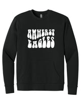 AMS Next Level Adult Pocket Crewneck Sweatshirt - Wavy Logo 2025