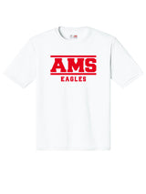 AMS A4 Performance Tee- Block Logo 2025