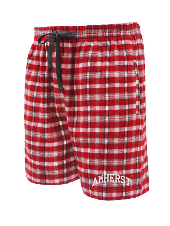 AMS Amherst Logo Flannel Shorts - **Limited Quantities**
