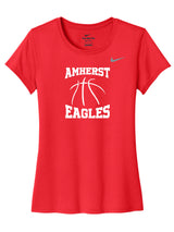 Amherst Eagles Basketball Nike Tee- Ladies cut