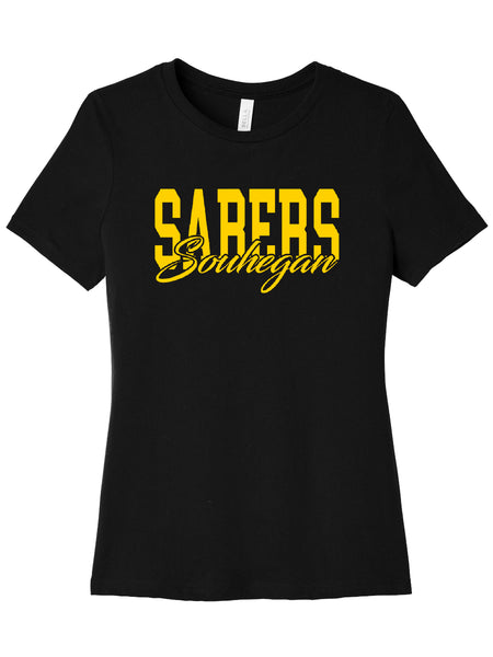 PTSA- Sabers- Women's Souhegan Logo -Bella & Canvas Tee