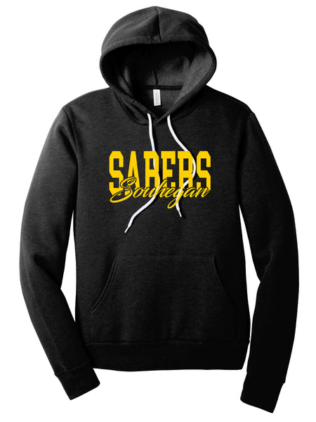 PTSA- Sabers- Souhegan Logo -Women's Bella & Canvas Hoodie