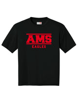 AMS A4 Performance Tee- Block Logo 2025