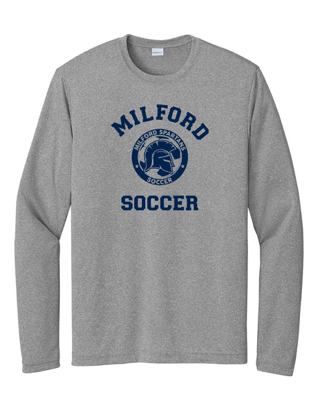 Milford Girls Soccer Long Sleeve Sport-tek Performance shirt 2025