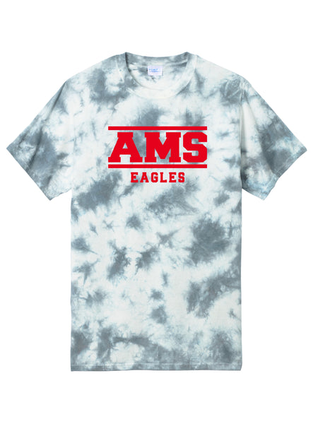 AMS Crystal Tie Dye Tee - Block Logo 2025
