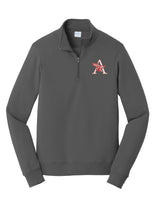AMS Fan Favorite 1/4 zip - Eagle A logo