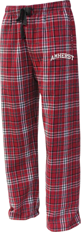 AMS Embroidered Plaid Flannel Pants 2026