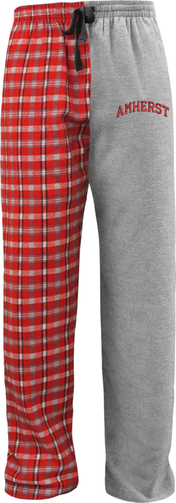 AMS Embroidered Plaid Flannel Pants 2026