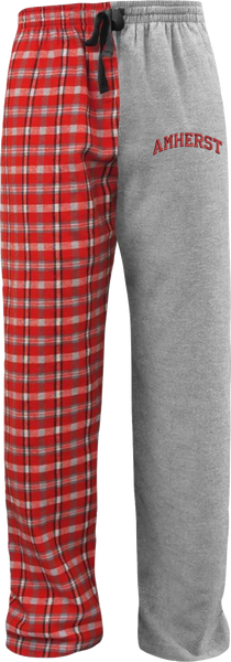 AMS Embroidered Plaid Flannel Pants 2026